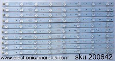 KIT DE LED PARA TV / JVC LC490DUJ(SG)(E1) / LE50D8-03(A) / LC490DUJ-SGE1 / 303500082503 / MODELO LT-49EM75 